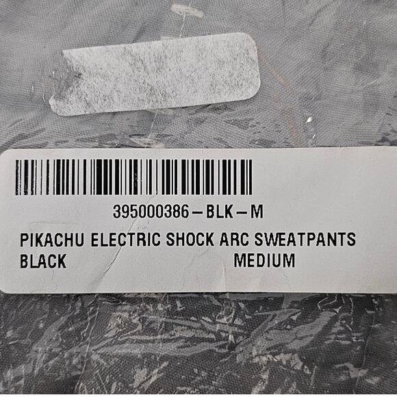 MARKET SWEATPANTS - PIKACHU ELECTRIC SHOCK ARC, MEDIUM, BLACK - Picture 8 of 14
